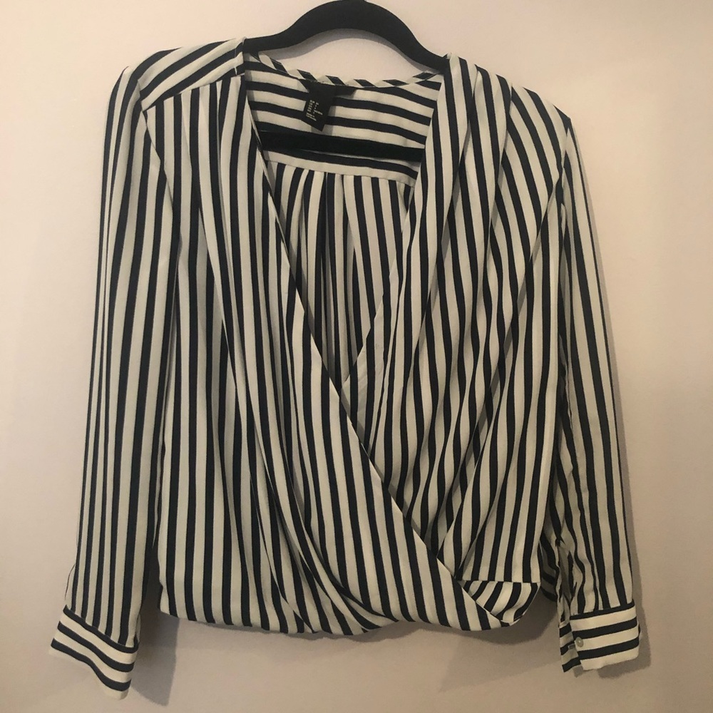 H&M striped blouse